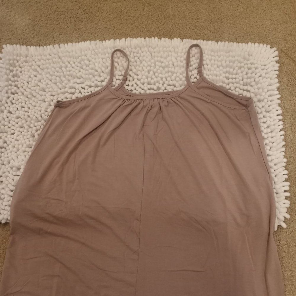JUMPSUIT SLEEVELESS JUMPSUIT WITH POCKETS - ASH MOCHA 2X - Picture 6 of 7